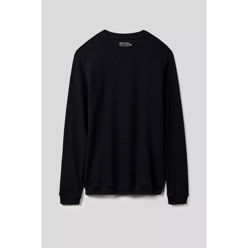 Camisa Oficina Reserva Algodao Waffle   Preto
