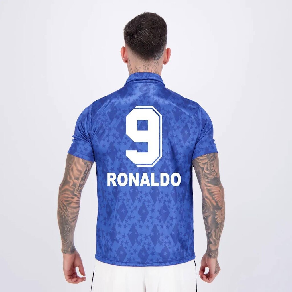 Camisa Oldoni Cruzeiro Retrô 1993  9 Ronaldo