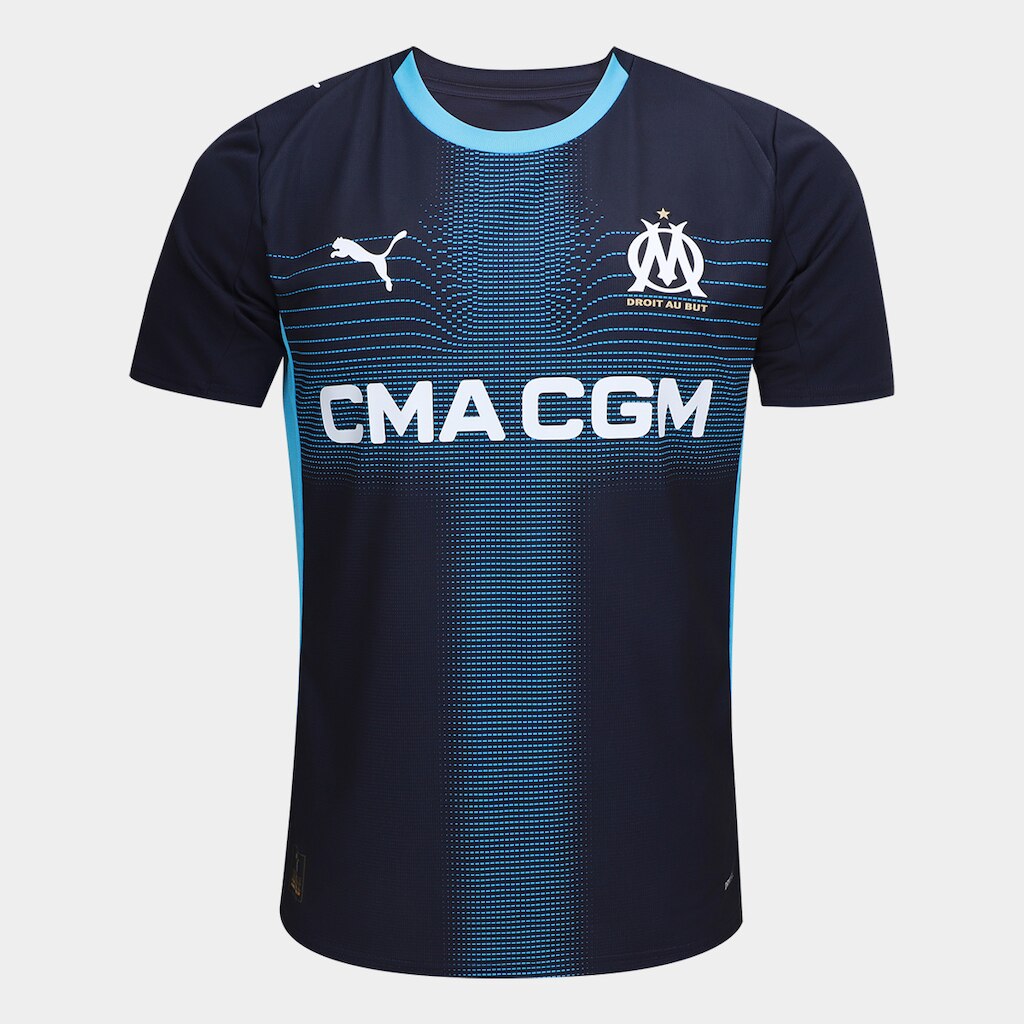 Camisa Olympique de Marseille Away 25/26 s/n Torcedor Puma Masculina