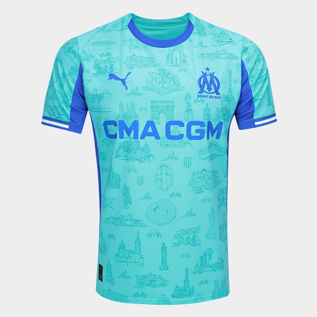Camisa Olympique de Marseille  s/n 26/27 Edição Especial Torcedor Puma