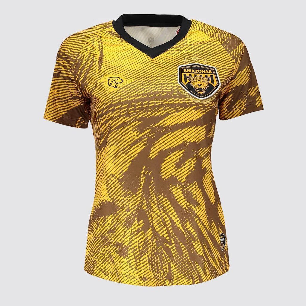 Camisa Onça Amazonas Aquecimento Atleta 2025 Feminina