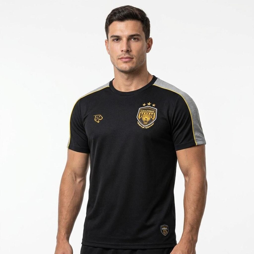 Camisa Onça Amazonas Concentração Atleta 2025 Masculina