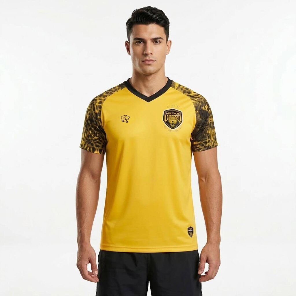 Camisa Onça Amazonas Treino Atleta 2025 Masculina