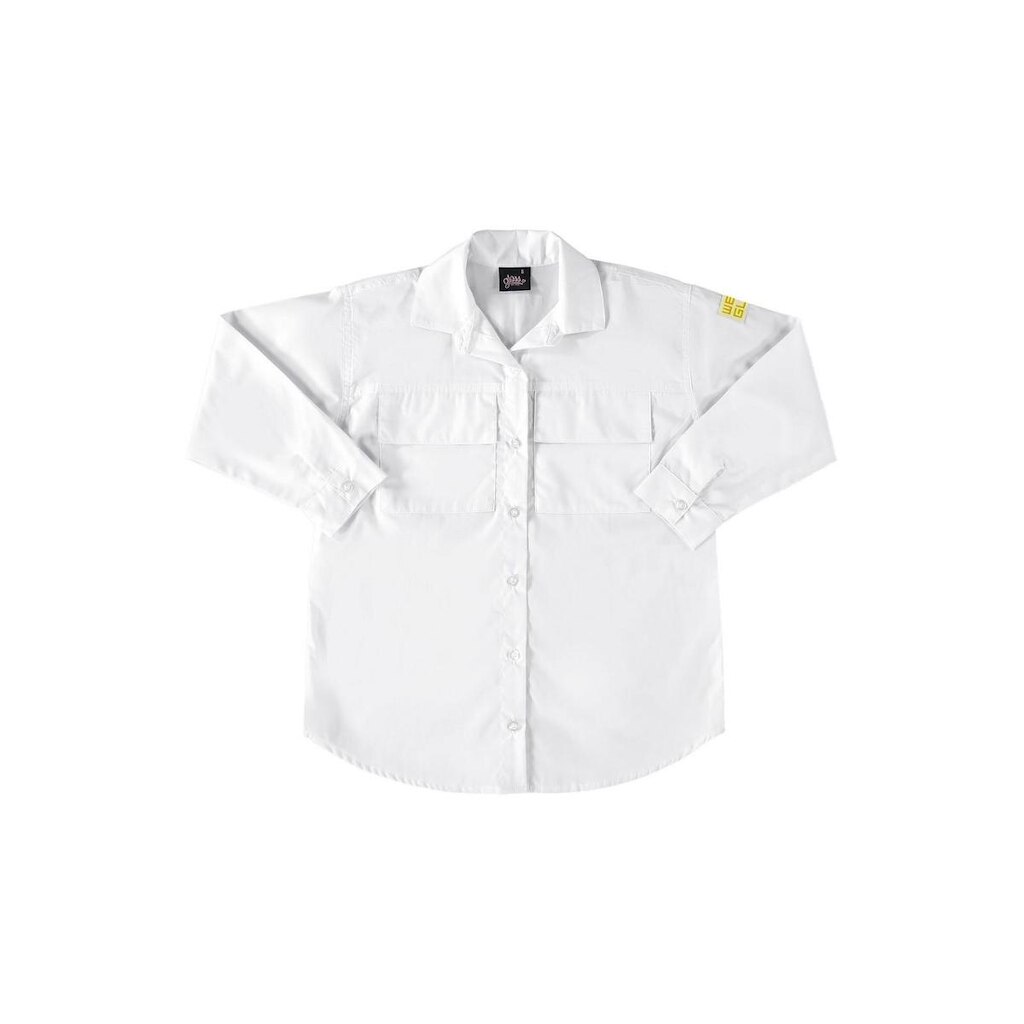 Camisa Oversize em Tricoline Juvenil Gloss