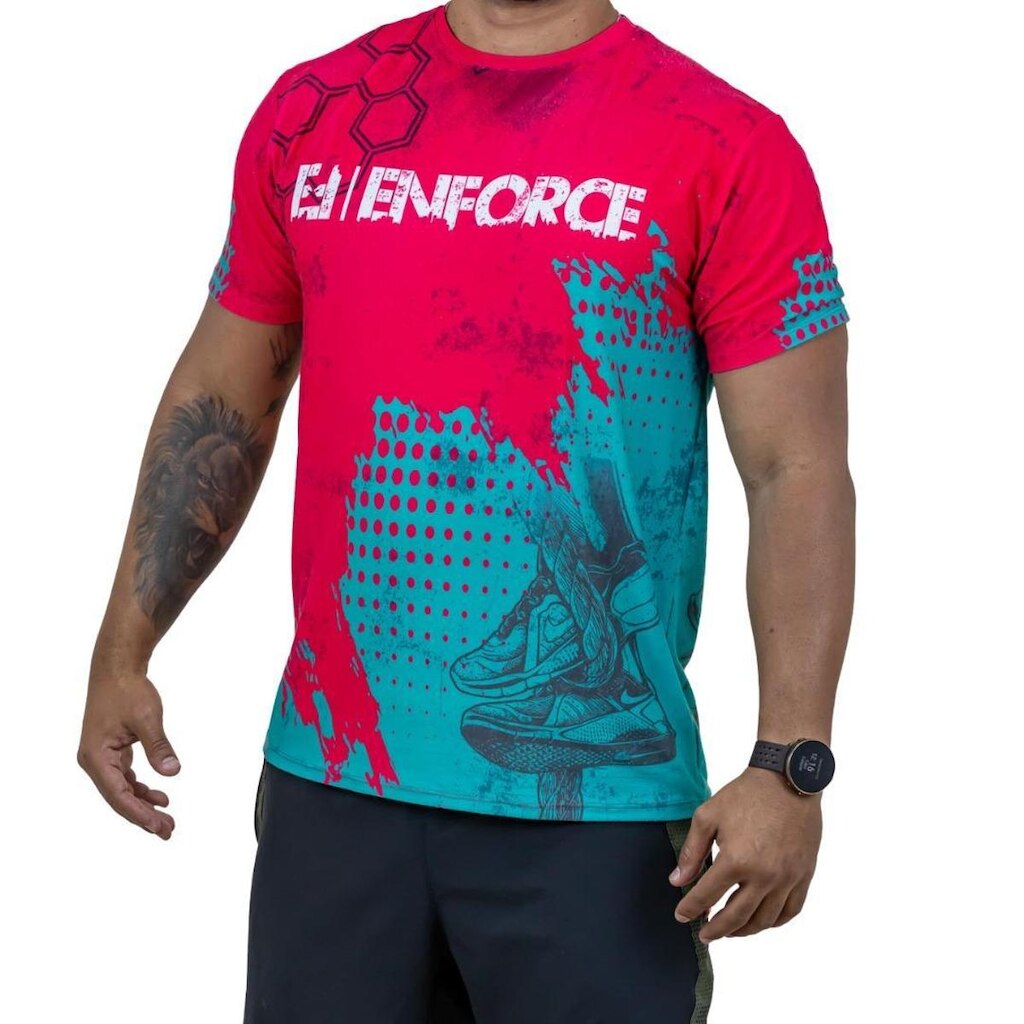 Camisa p Treino UV - Enforce Fitness Masc  - TAM M