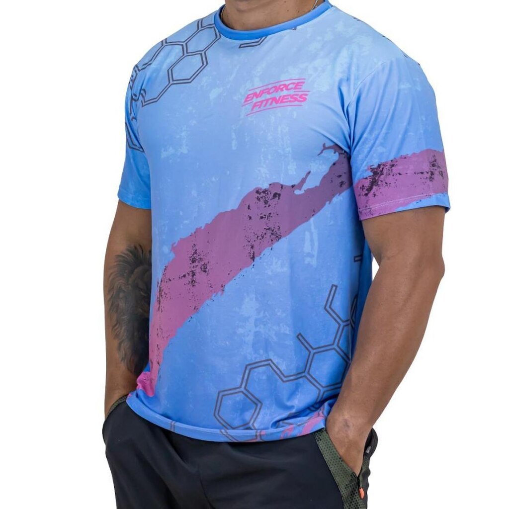Camisa p Treino UV - Enforce Fitness Masc  - TAM M