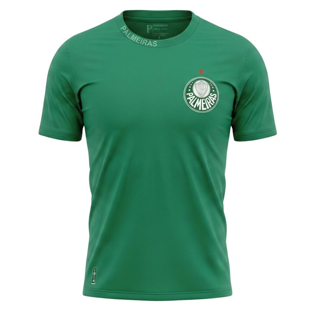 CAMISA PALMEIRAS 1914 VERDE MASCULINA TORCEDOR LICENCIADO