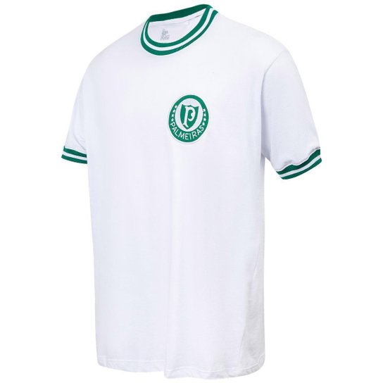 Camisa Palmeiras 1973 Liga Retrô Masculina - Branco Menor preço em Camisa Palmeiras 1973 Liga Retrô Masculina - Branco