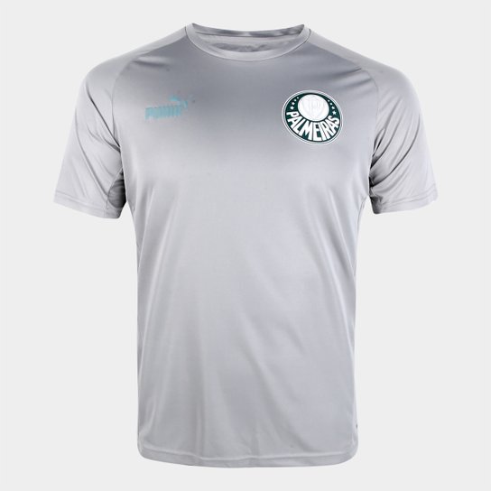 Camisa Palmeiras 23/24 s/n° Casual Puma Masculina - Cinza Menor preço em Camisa Palmeiras 23/24 s/n° Casual Puma Masculina - Cinza