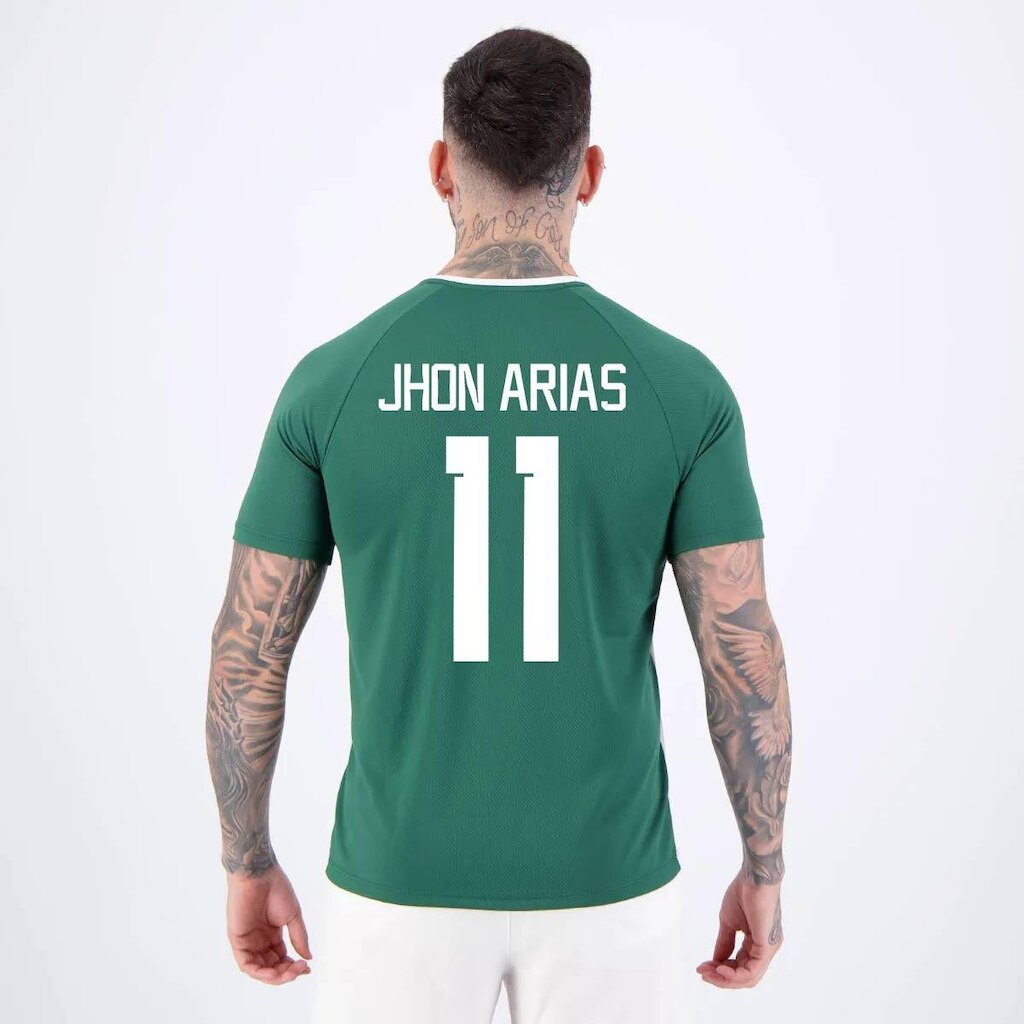 Camisa Palmeiras Alvi e 11 Jhon Arias