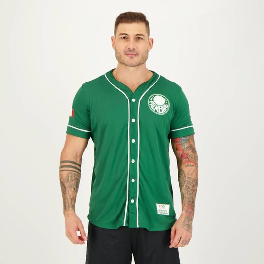 Camisa Palmeiras Baseball Escudo Verde - Verde é ruim? Camisa Palmeiras Baseball Escudo Verde - Verde é boa?