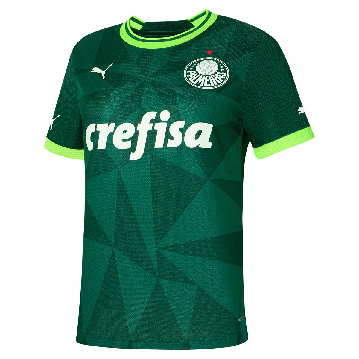 Camisa Palmeiras I 23/24 s/nº Torcedor Puma Feminina Menor preço em Camisa Palmeiras I 23/24 s/nº Torcedor Puma Feminina