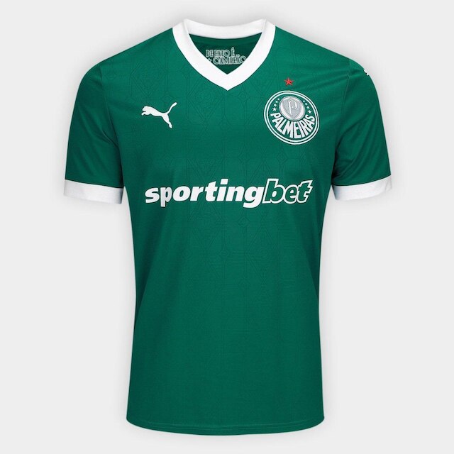Camisa Palmeiras I 25/26 s/n Torcedor Puma Masculina