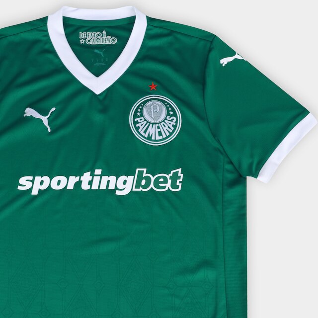 Camisa Palmeiras I 25/26 s/n Torcedor Puma Masculina