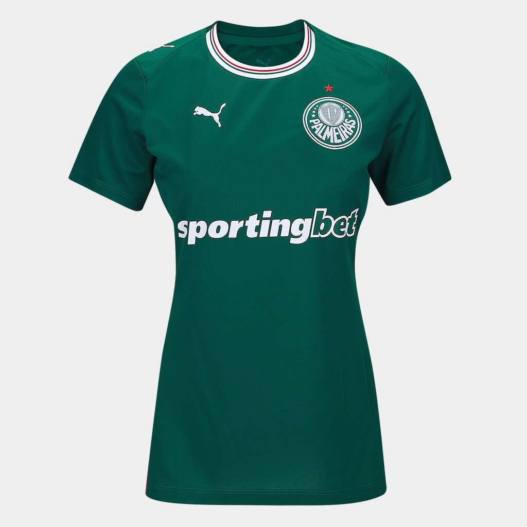 Camisa Palmeiras I 26/27 s/n Torcedor Puma Feminina