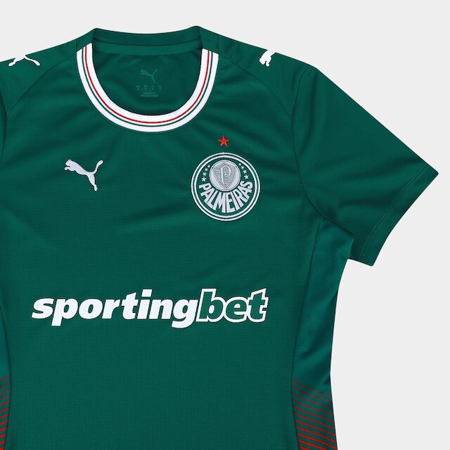 Camisa Palmeiras I 26/27 s/n Torcedor Puma Feminina