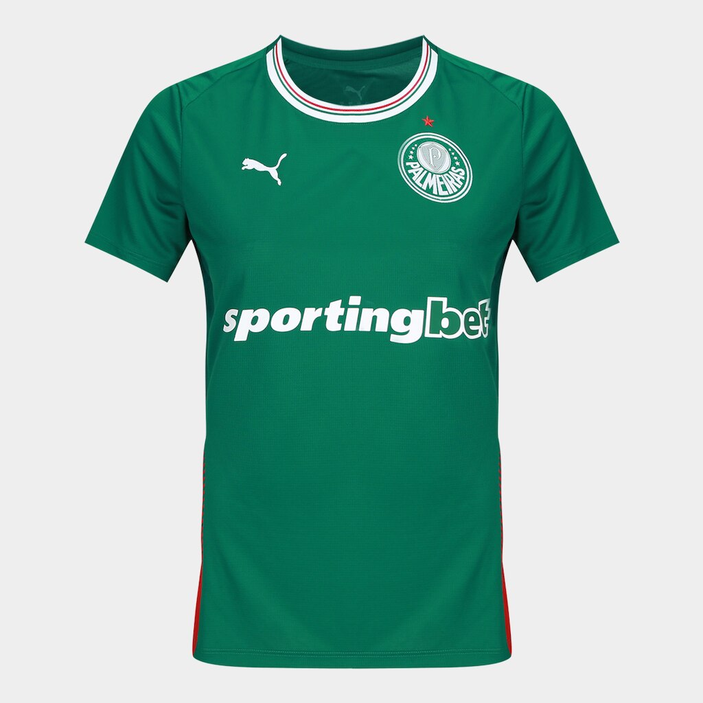 Camisa Palmeiras I 26/27 s/n Torcedor Puma Feminina