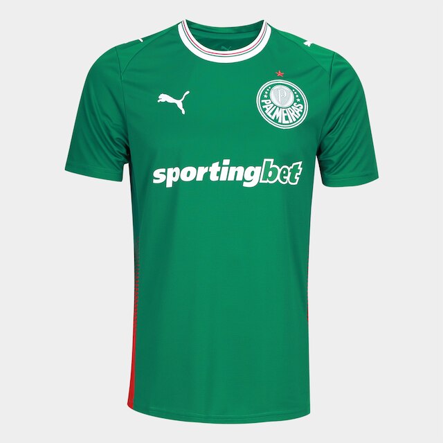 Camisa Palmeiras I 26/27 s/n Torcedor Puma Masculina - Verde