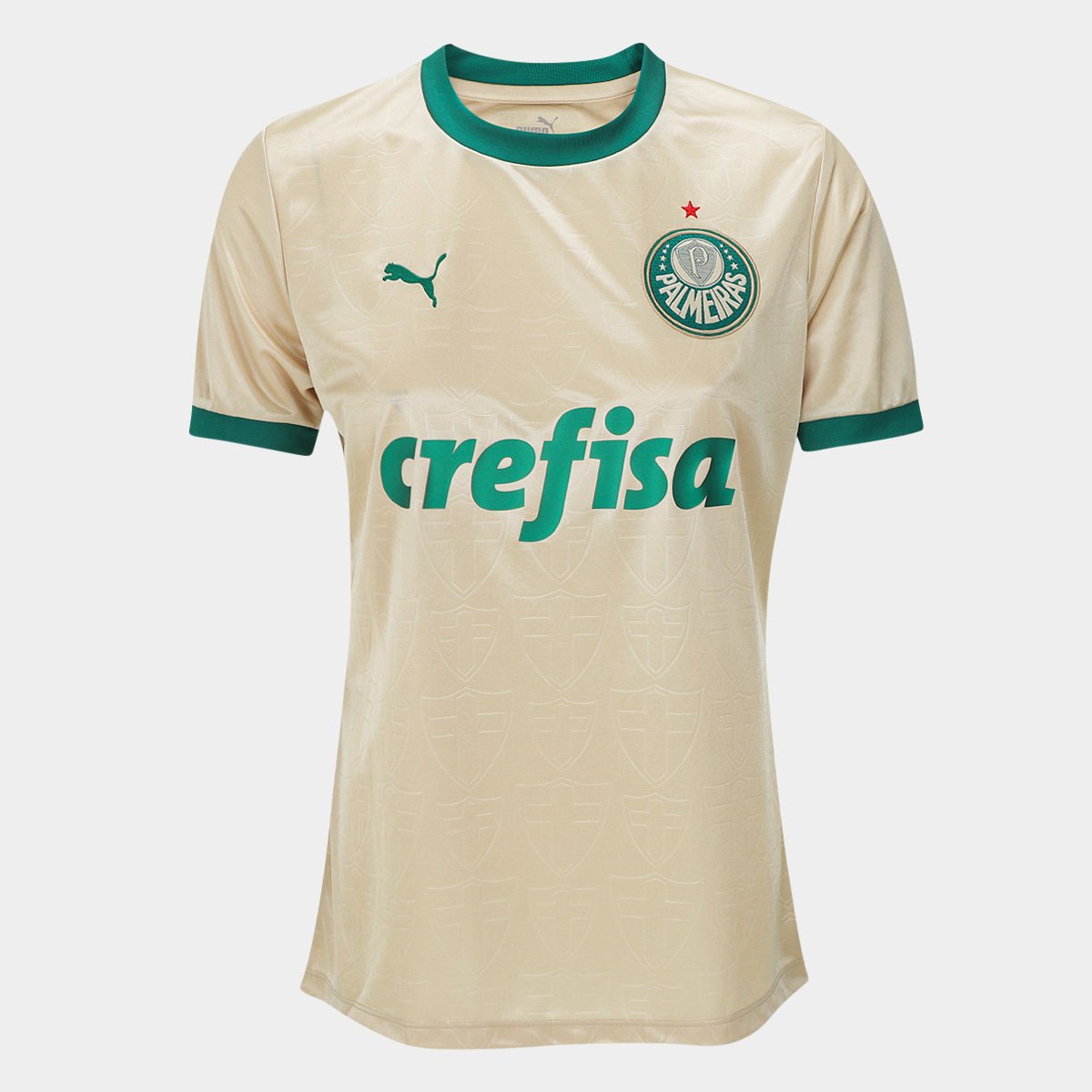 Camisa Palmeiras Iii 2425 Sn Jogador Puma Feminina Dourado Verde