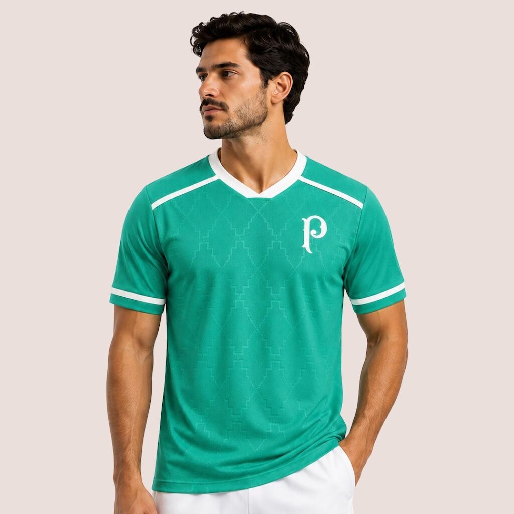 Camisa Palmeiras Masculina Confortável Betel