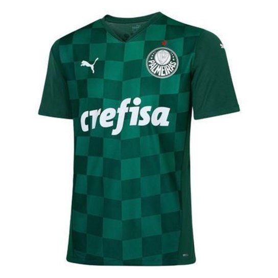 Camisa Palmeiras Oficial Tricampeão da América I 21/22 Verde - Main Image