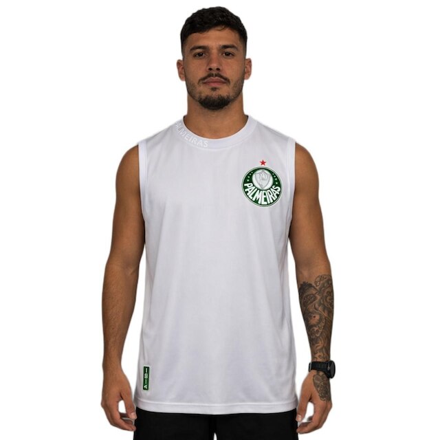 Camisa Palmeiras Regata 1914 Símbolo Branca - Masculino