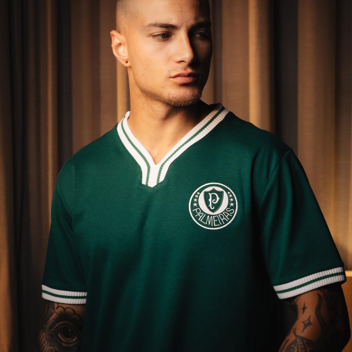 Camisa Palmeiras Vintage Retro em promoção na Netshoes!