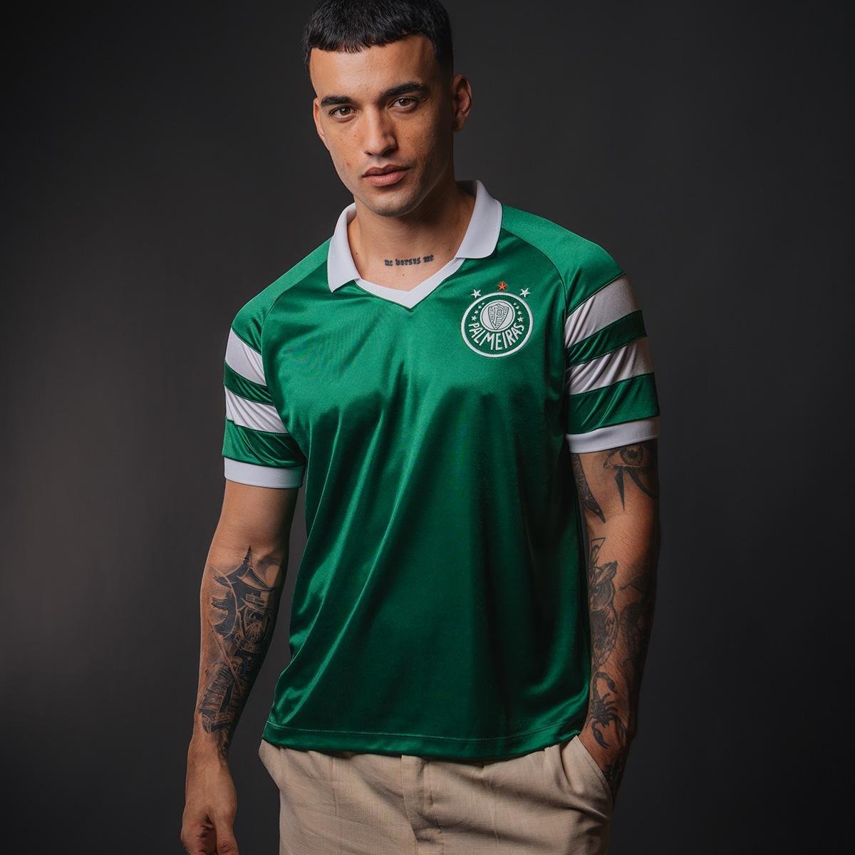Camisa Palmeiras Vintage Retro em promoção na Netshoes!