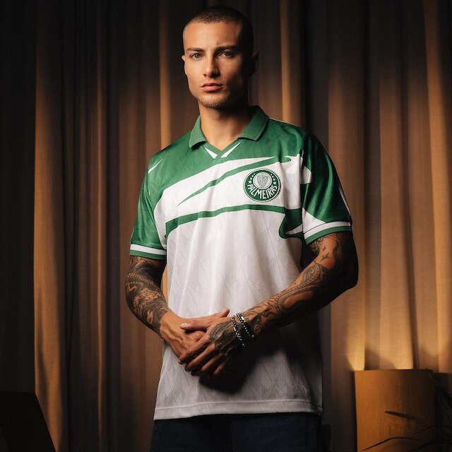 Camisa Palmeiras Retrô 1996 Branca Masculina
