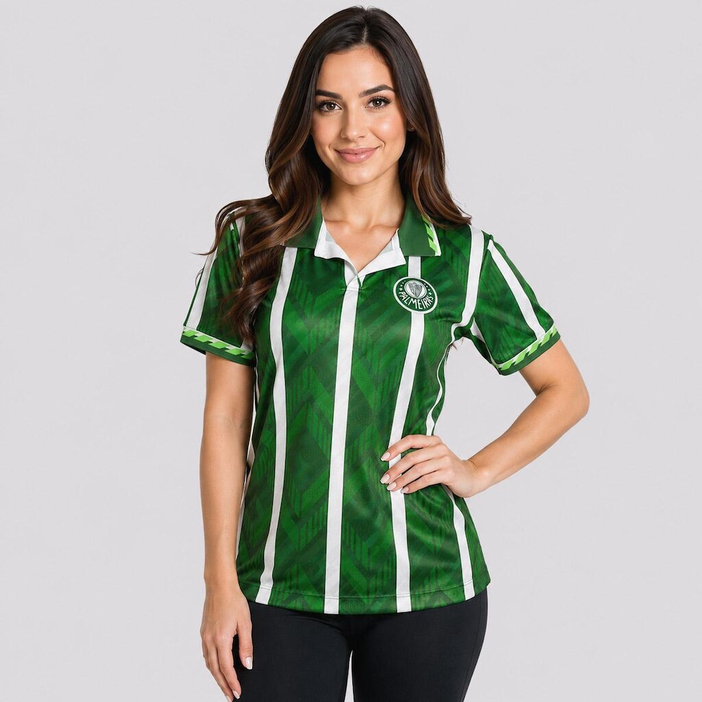 Camisa Palmeiras Retrô 1996 Feminina