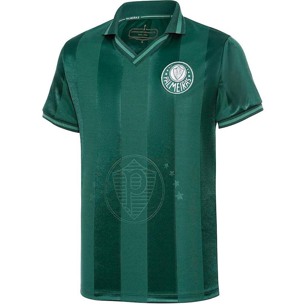 Camisa Palmeiras Retrô 1998 Verde Masculina