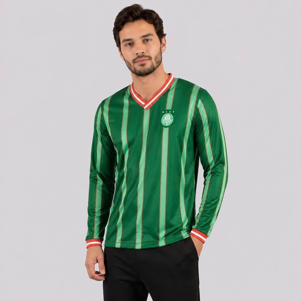 Camisa Palmeiras Retrô 2001 Manga Longa