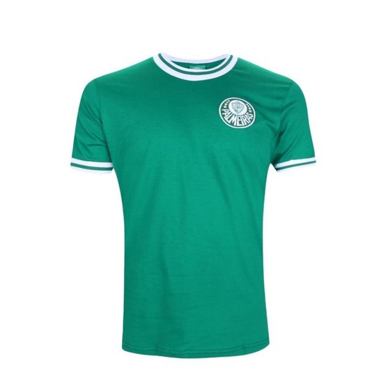 Camisa Palmeiras Retrô Vintage 1973 Ademir da Guia - Verde escuro Menor preço em Camisa Palmeiras Retrô Vintage 1973 Ademir da Guia - Verde escuro