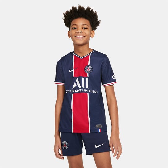 Camisa Paris Saint-Germain Infantil Home 20/21 s/n° Torcedor Nike - Marinho+Branco é ruim? Camisa Paris Saint-Germain Infantil Home 20/21 s/n° Torcedor Nike - Marinho+Branco é boa?