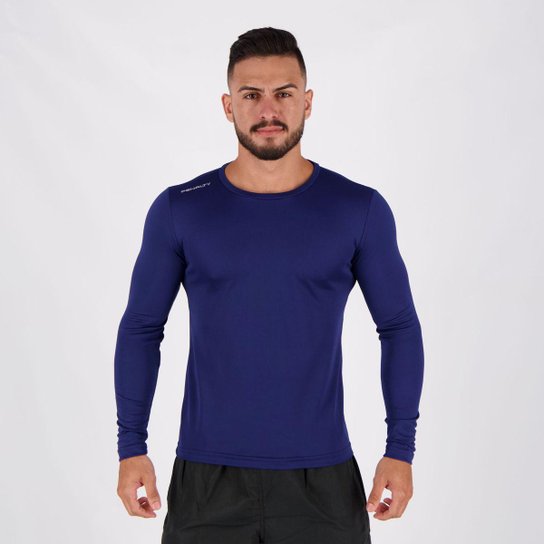 Camisa Penalty Matis IX Manga Longa Masculina - Marinho Menor preço em Camisa Penalty Matis IX Manga Longa Masculina - Marinho