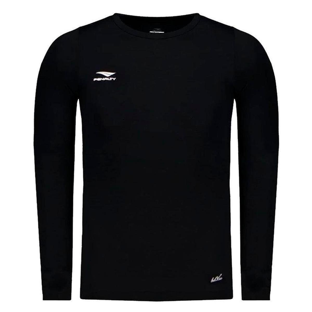 Camisa Penalty Térmica Matís Manga Longa Masculina - Preto Menor preço em Camisa Penalty Térmica Matís Manga Longa Masculina - Preto