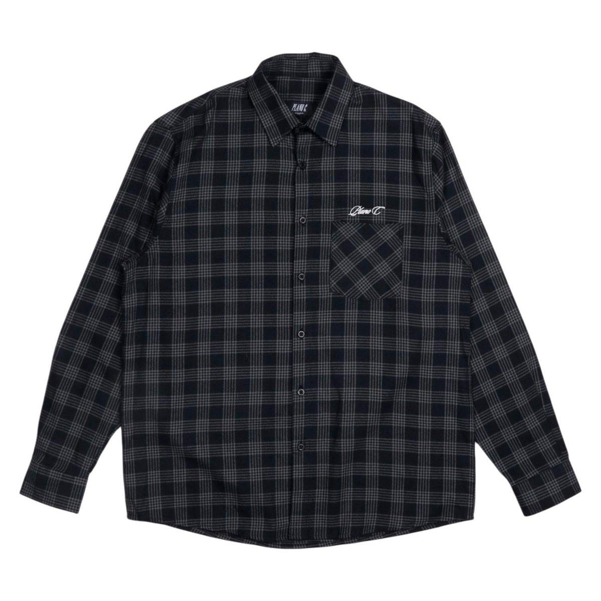 Camisa Plano C. Signature Flannel Cinza/Preto