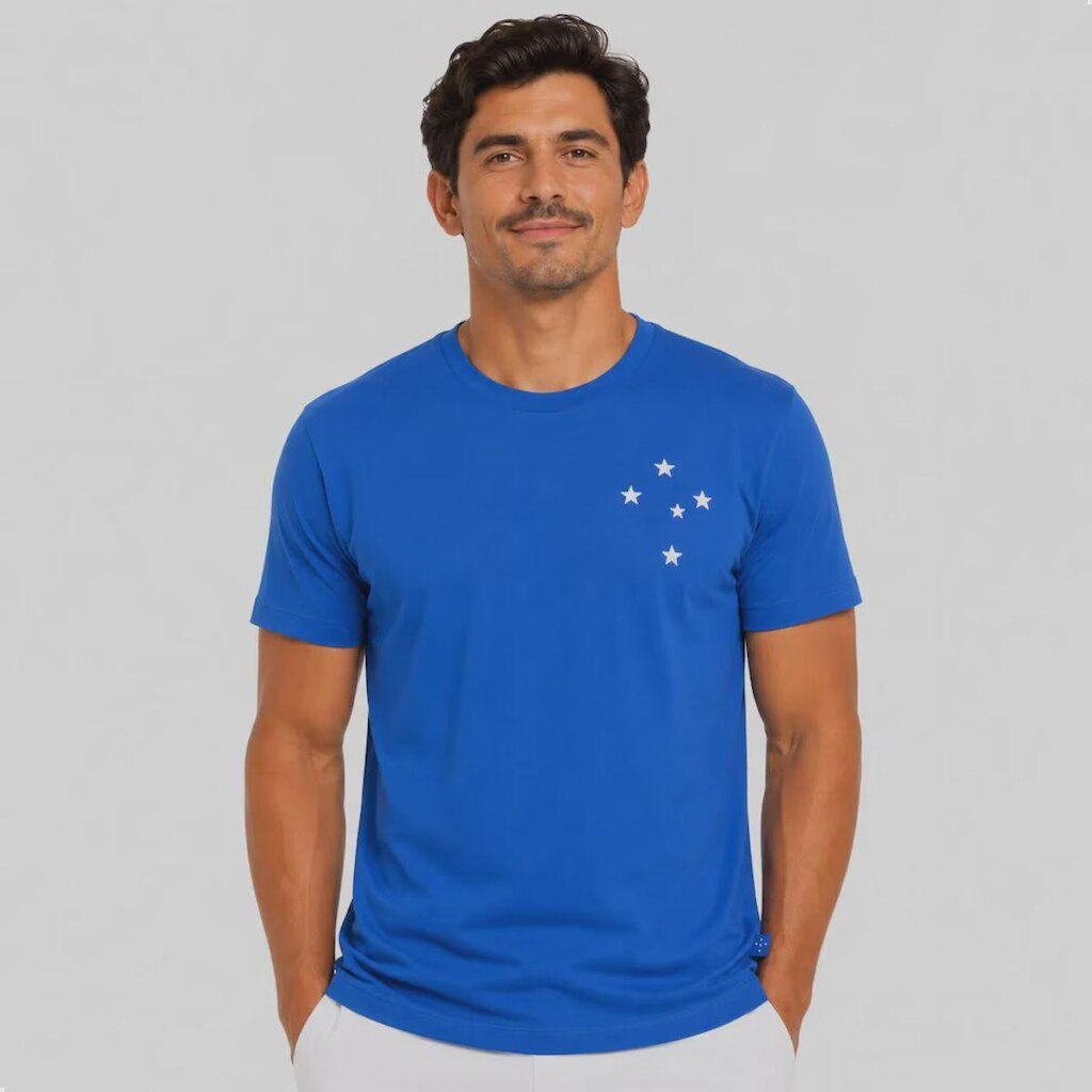 Camisa Plus Size Cruzeiro Masculina Royal Surf Center