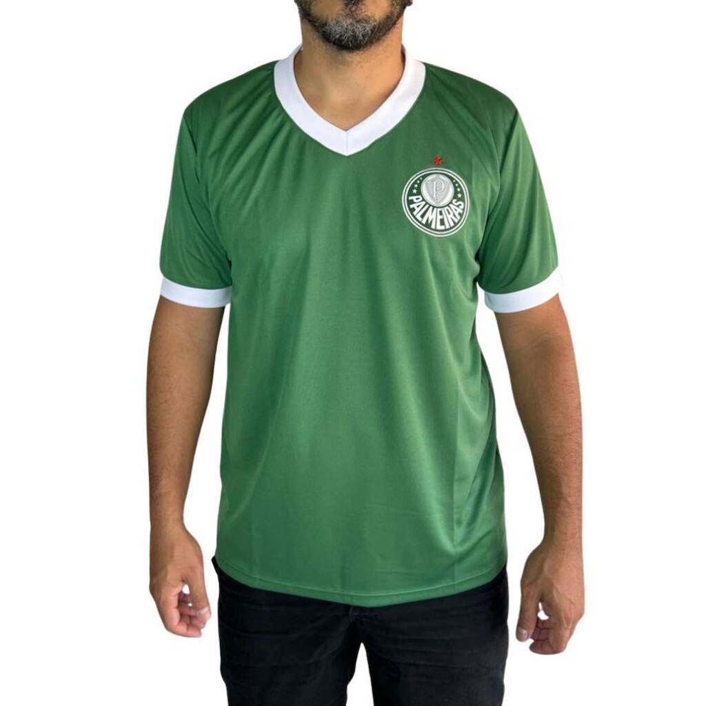 Camisa PLUS SIZE Palmeiras Line Gola V