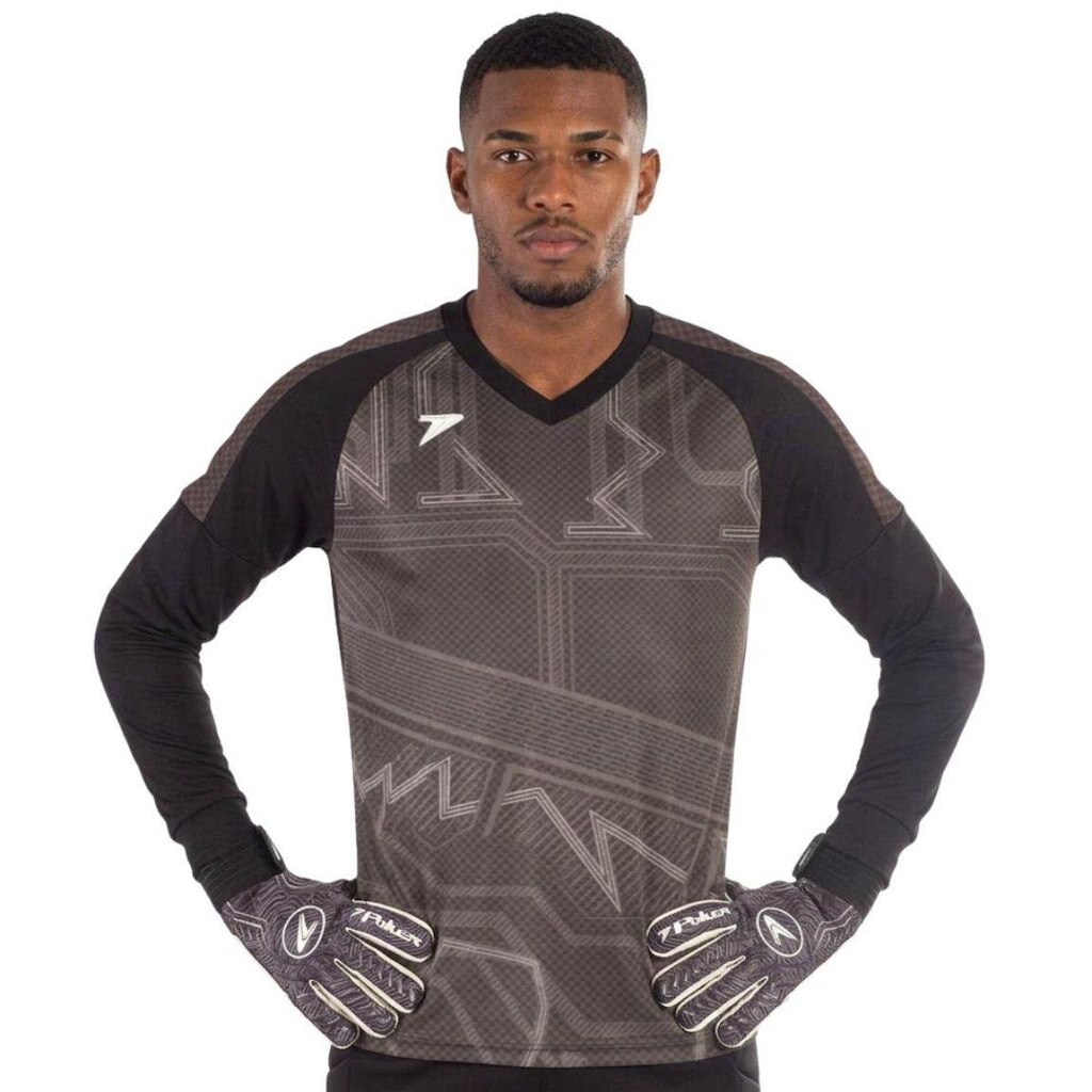 Camisa Poker Goleiro Manga Longa Sublimada Flash