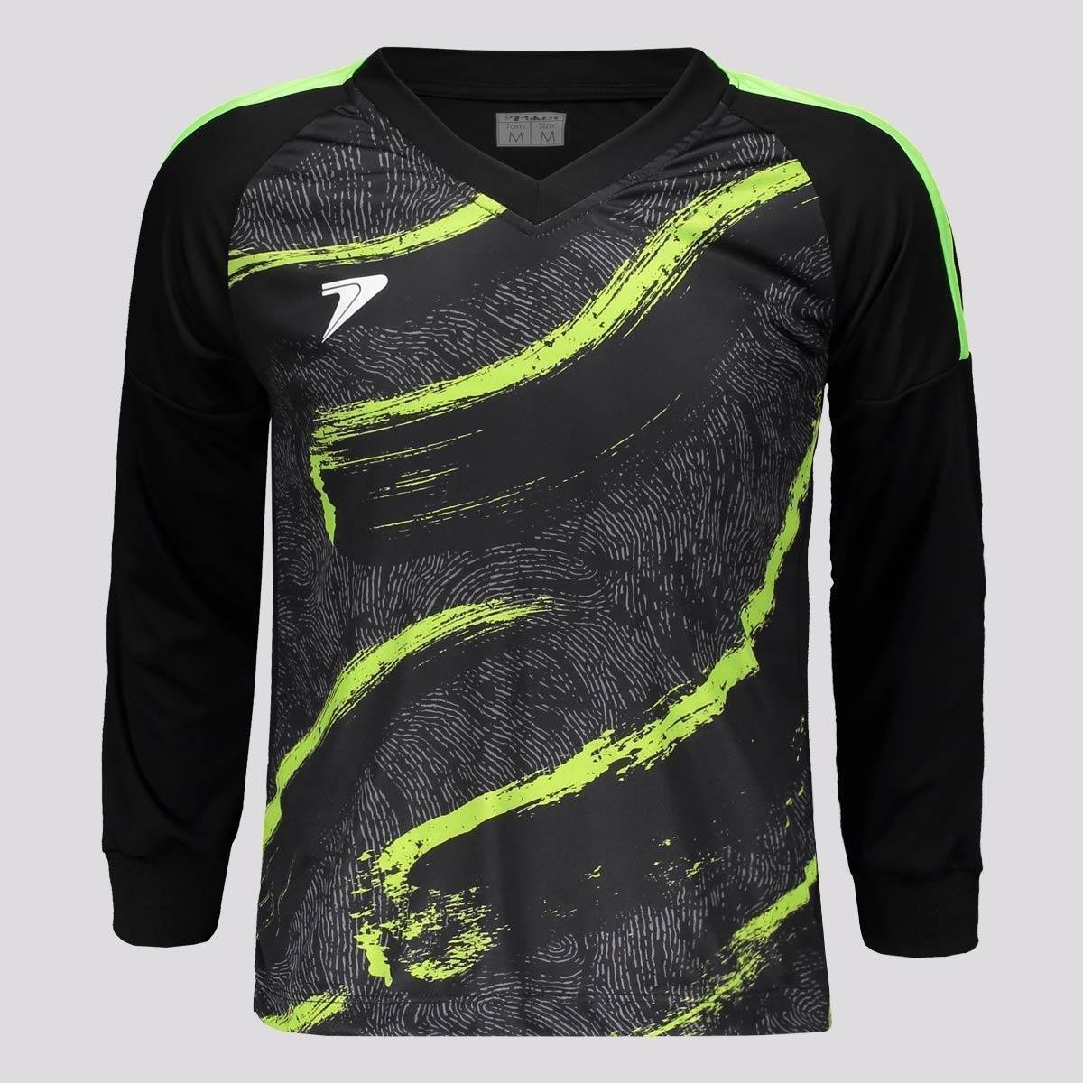 Camisa Poker Goleiro Orbit Juvenil Preta Menor preço em Camisa Poker Goleiro Orbit Juvenil Preta