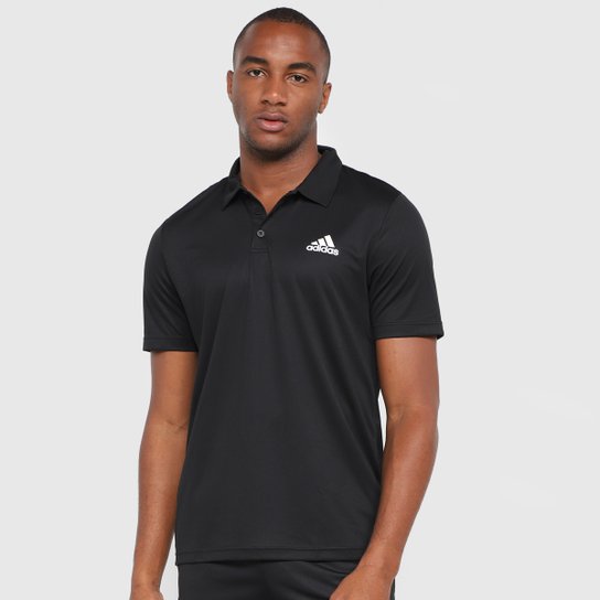 Camisa Polo Adidas Aeroready Designed To Move Sport Masculina - Preto Menor preço em Camisa Polo Adidas Aeroready Designed To Move Sport Masculina - Preto