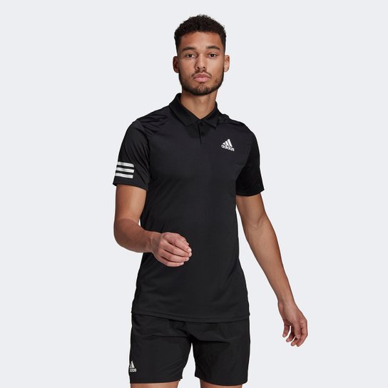 Camisa Polo Adidas Club Tennis 3S Masculina - Preto+Branco é ruim? Camisa Polo Adidas Club Tennis 3S Masculina - Preto+Branco é boa?