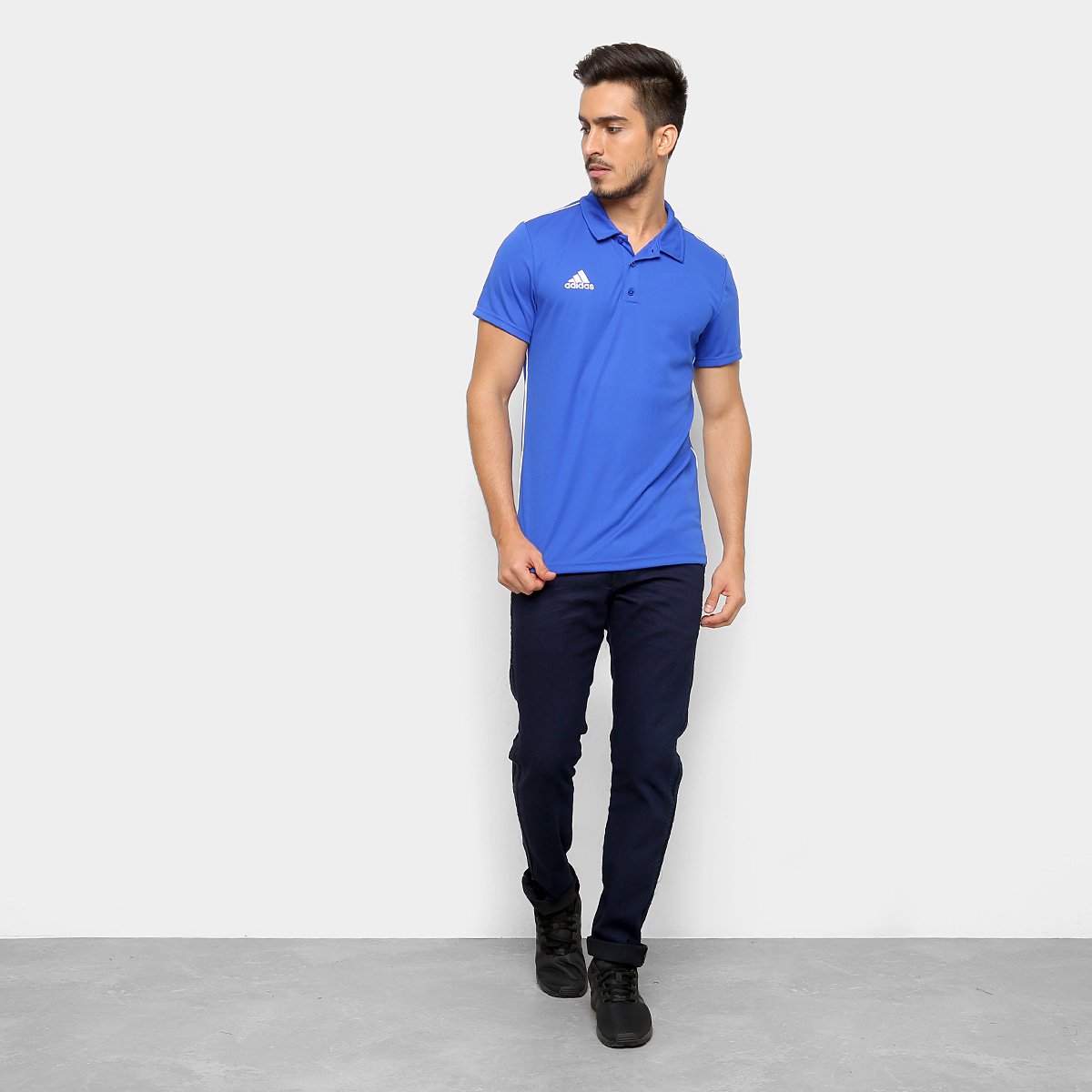 camisa polo adidas core 18 masculina