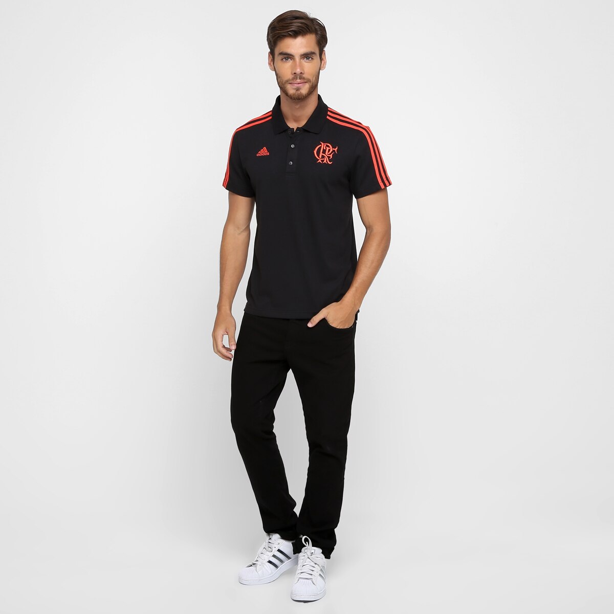 Adidas Flamengo 3s Polo Shirt