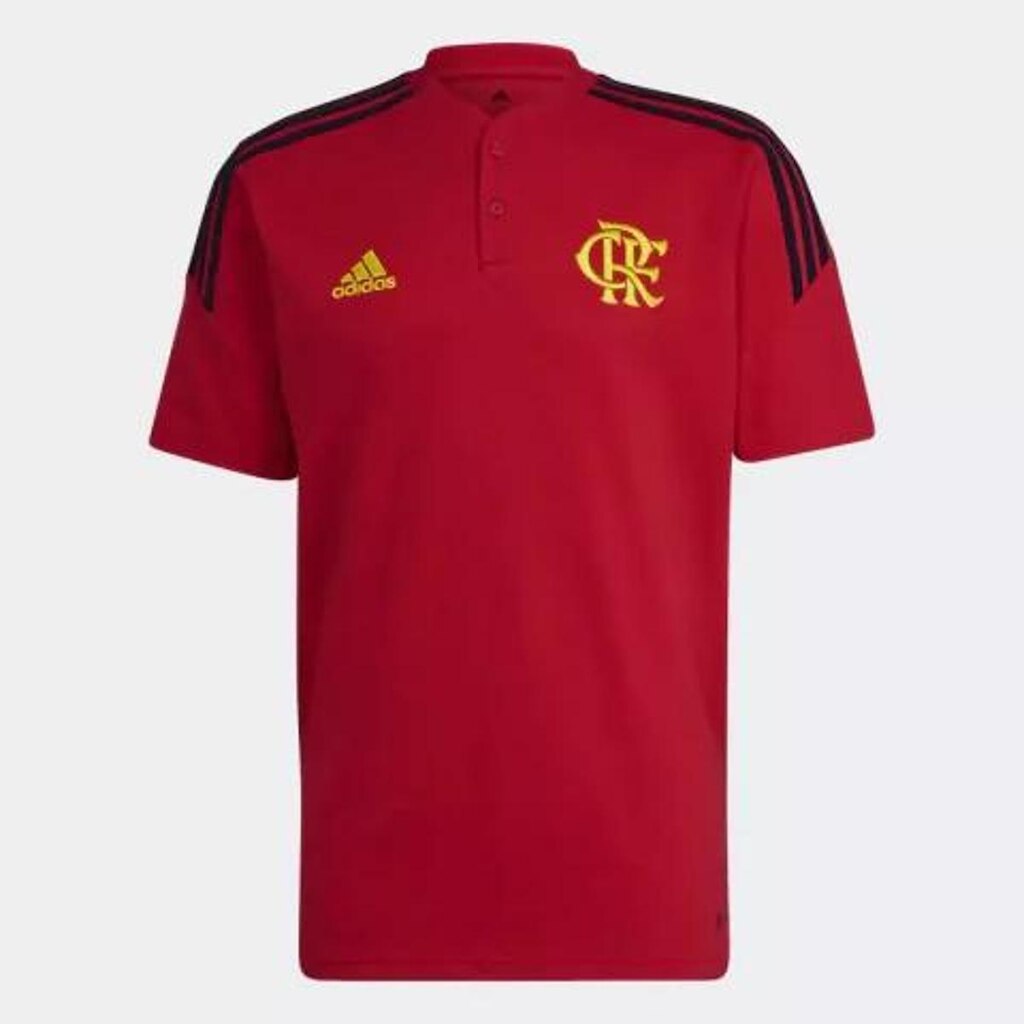 CAMISA POLO ADIDAS FLAMENGO HA5403 VERMELHA