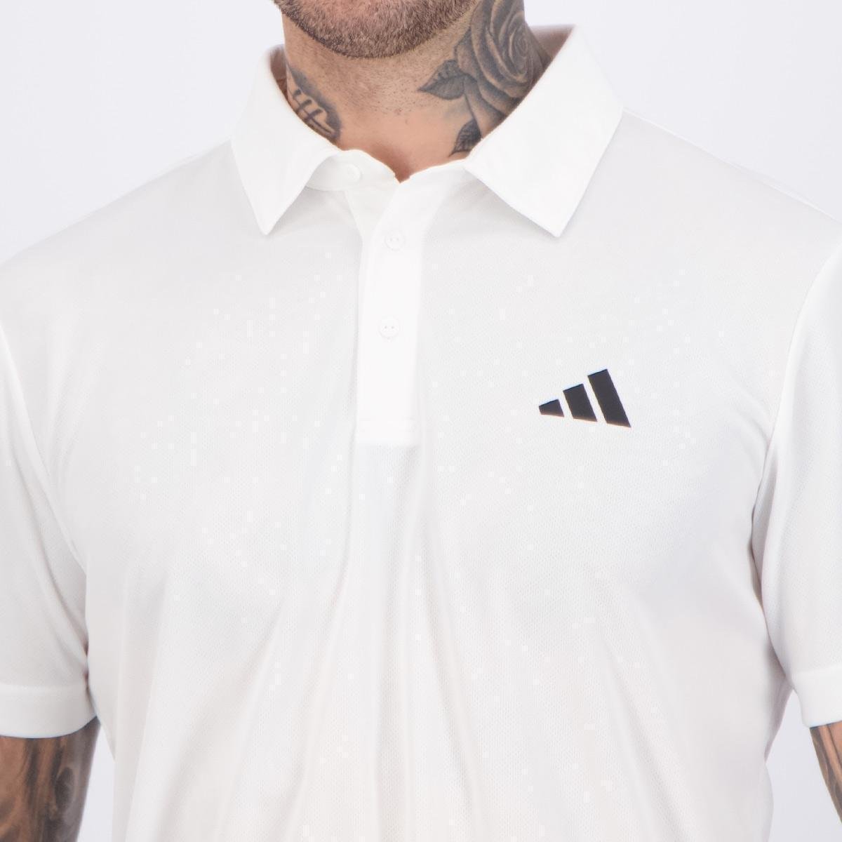 Camisa Polo Adidas Tennis Masculina - 4