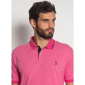 Camisa Polo Aleatory Free Rosa-Rosa-G