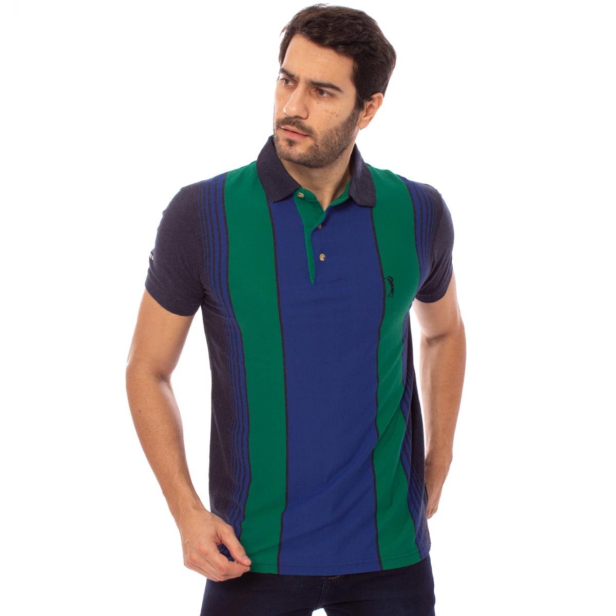 camisa polo aleatory masculina promoção