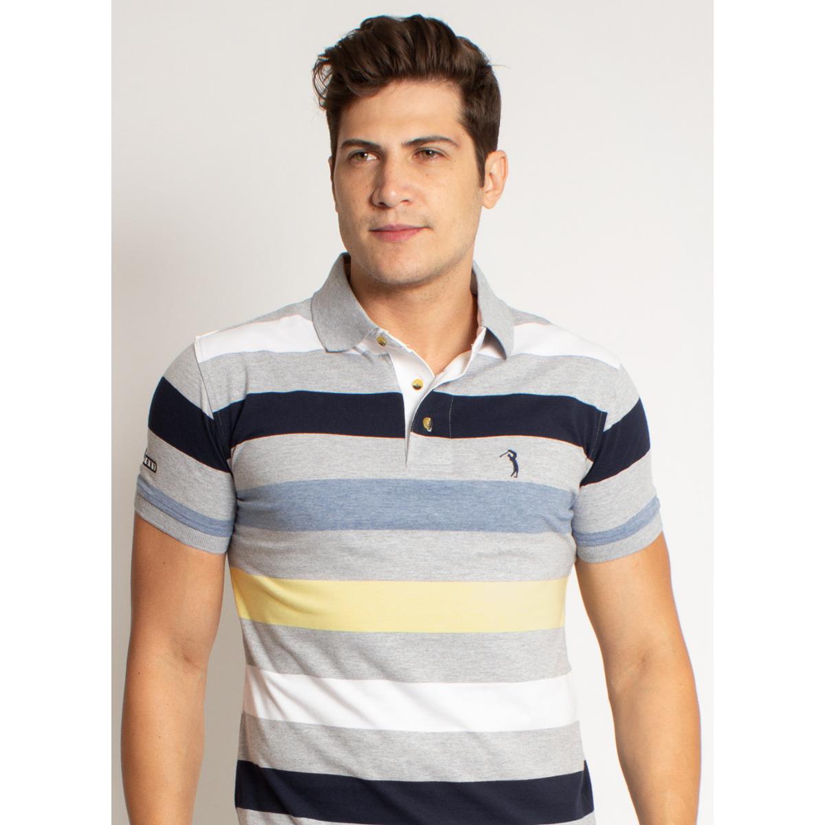 camisa polo aleatory netshoes